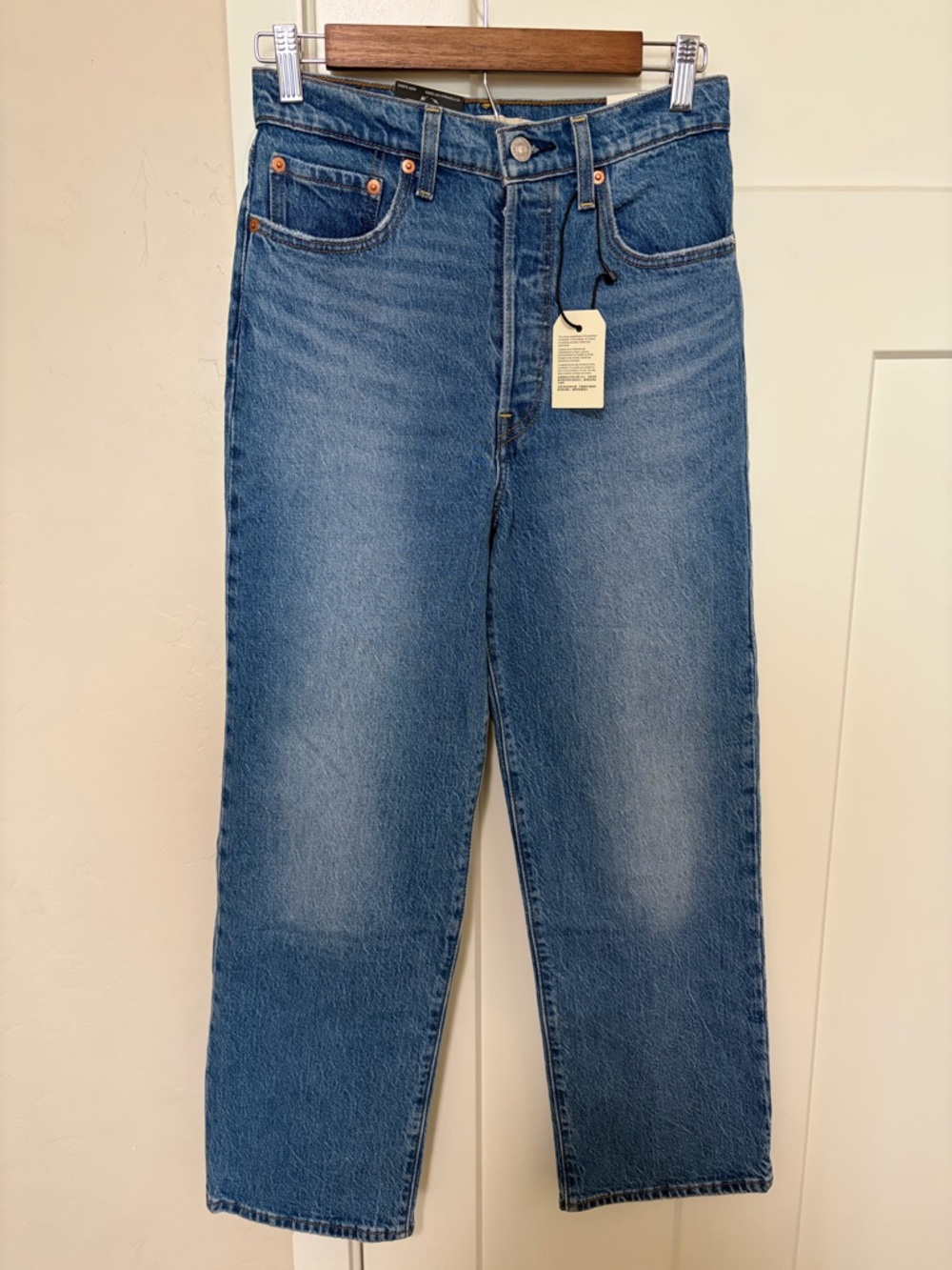 NEW Levi's Ribcage Straight Ankle Women's Jeans, Size 27 x 27